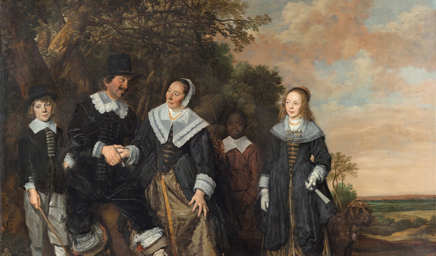 Op de omslag van het boek staat een Afrikaanse jongen, die geschilderd is door Frans Hals. De jongen maakt deel uit van een familieportret.