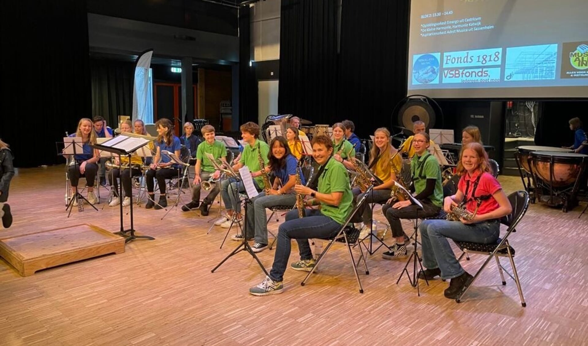 Zondag 14 mei speelt het opleidingsorkest van muziekvereniging Emergo tijdens de braderie in het dorpscentrum. 