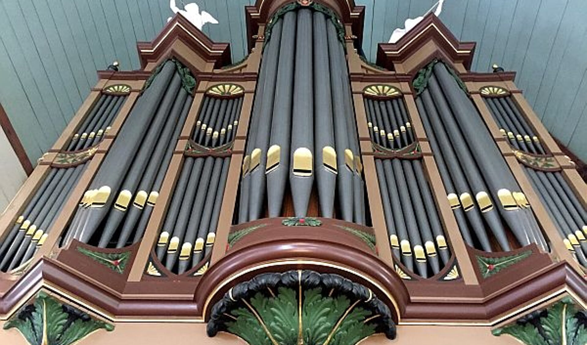 Het orgel in de Pleinkerk in Wateringen.