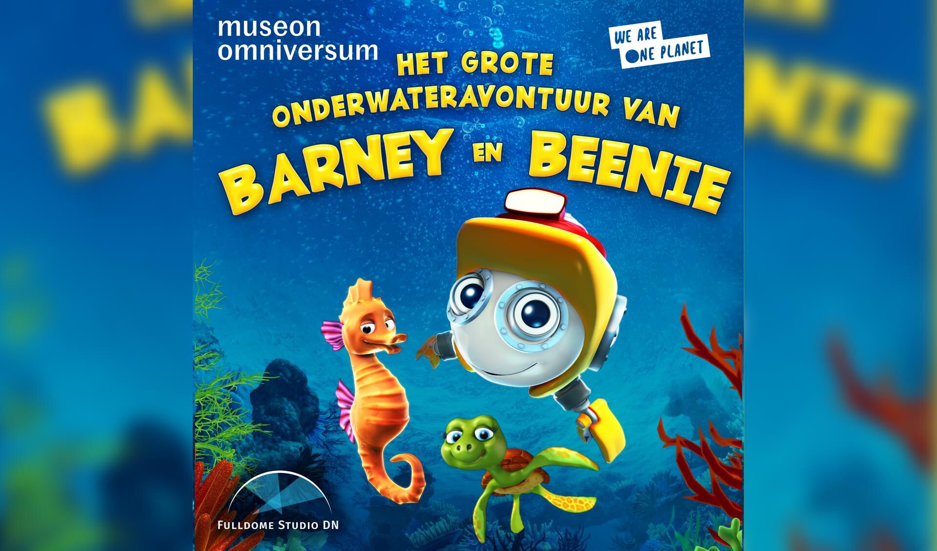 Filmposter Het Grote Onderwateravontuur van Barney en Beenie