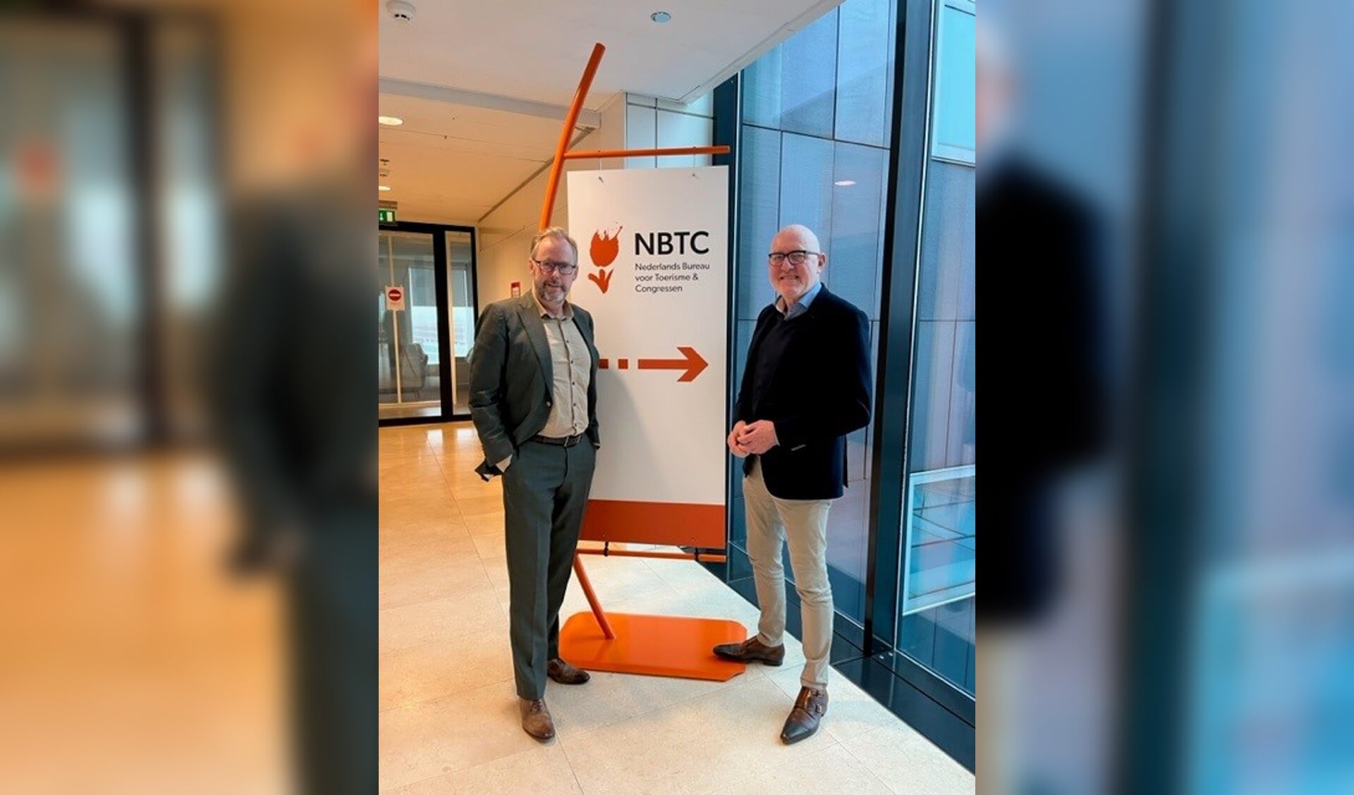NBTC-directeur Jos Vranken en Ger Welbers directeur HvNH