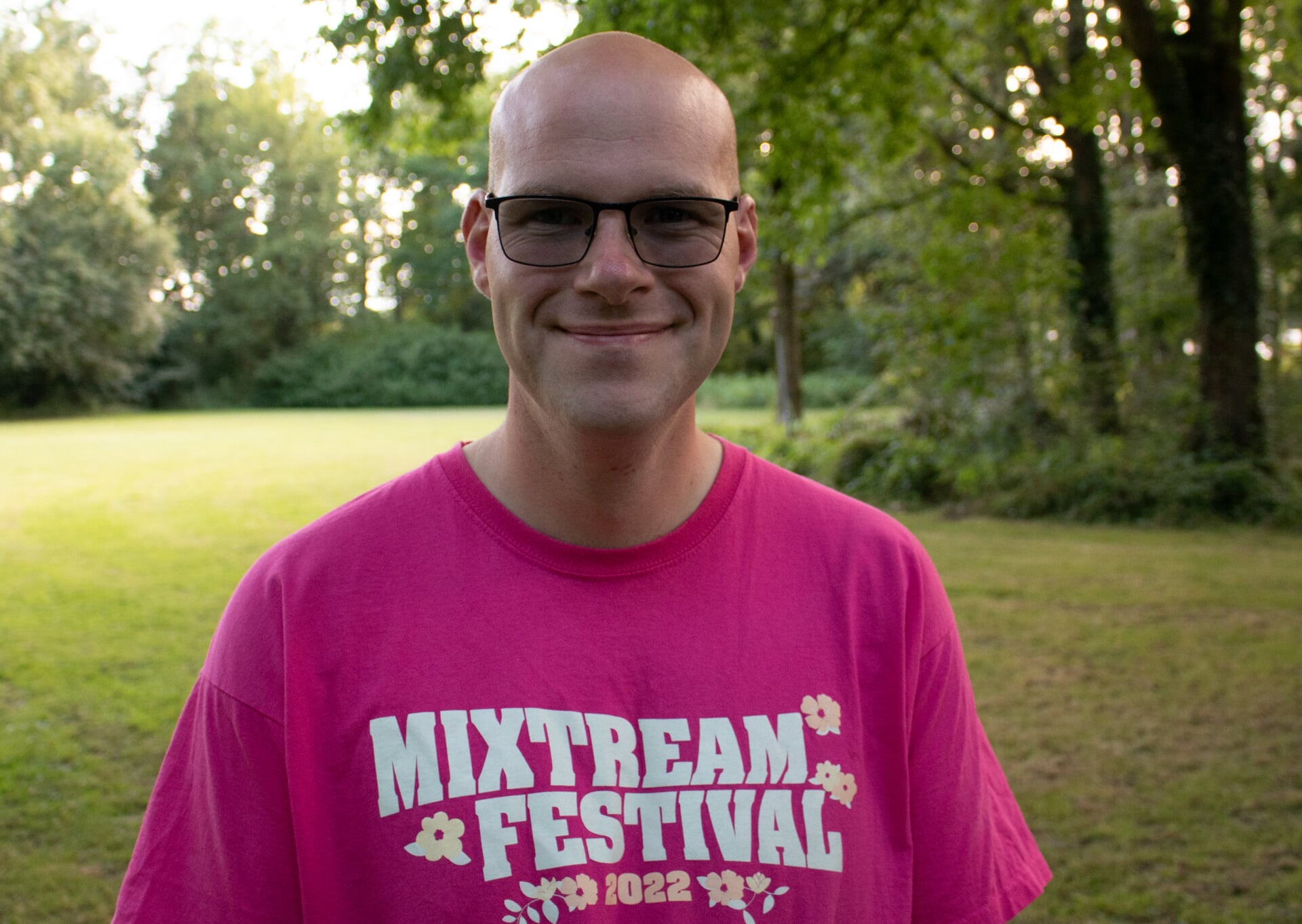 Productiecoördinator Philip Somberg van Mixtream Festival.