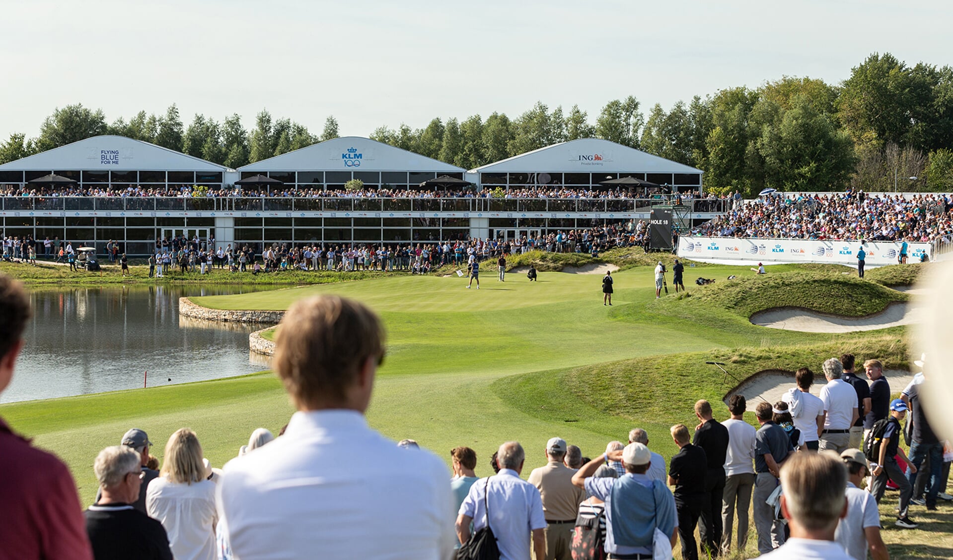 Het KLM Open in 2019 op The International (foto: Tim Buitenhuis)