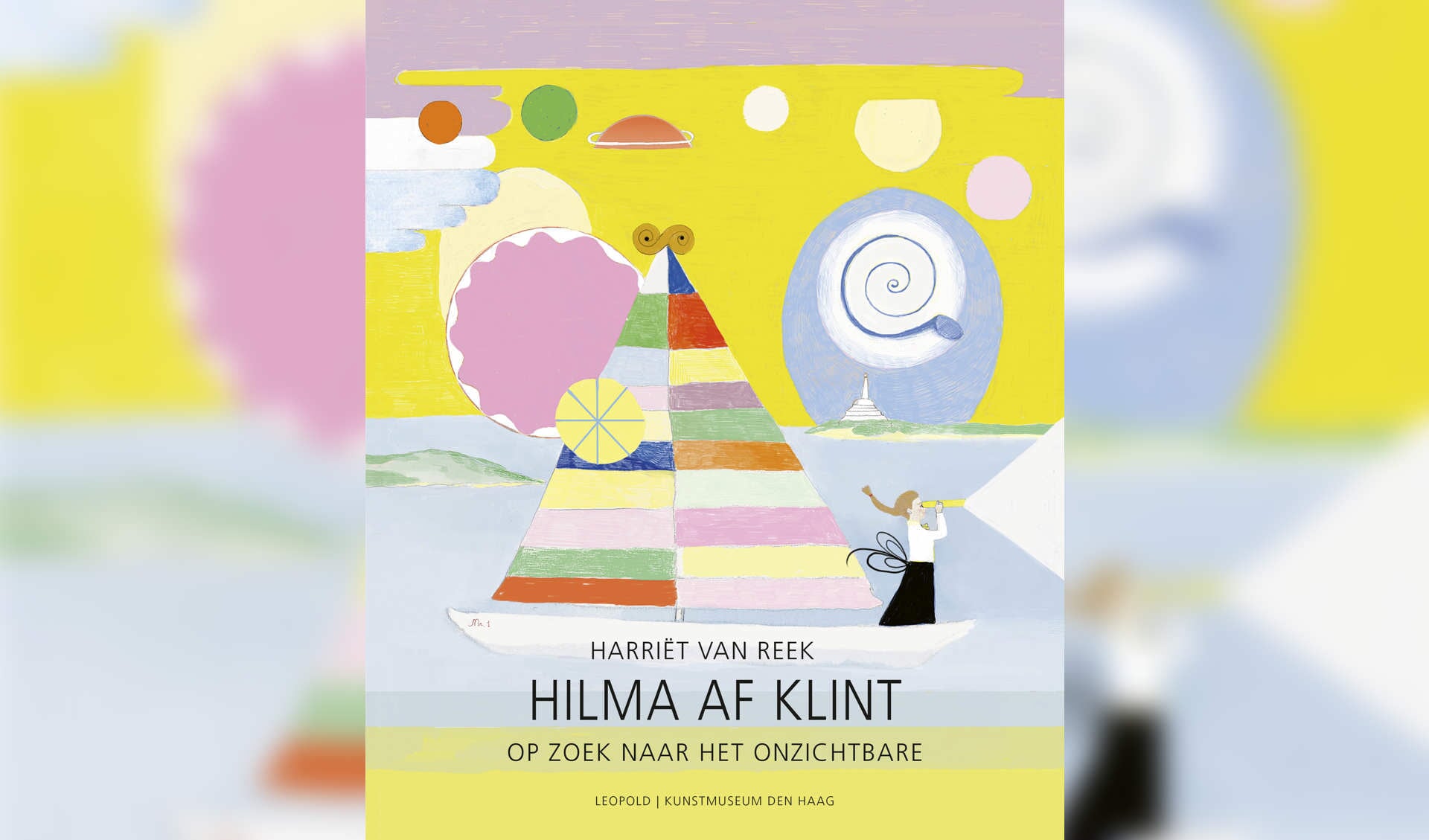 De omslag van het boek van Harriët van Reek over de Zweedse schilder Hilma Af Klint.