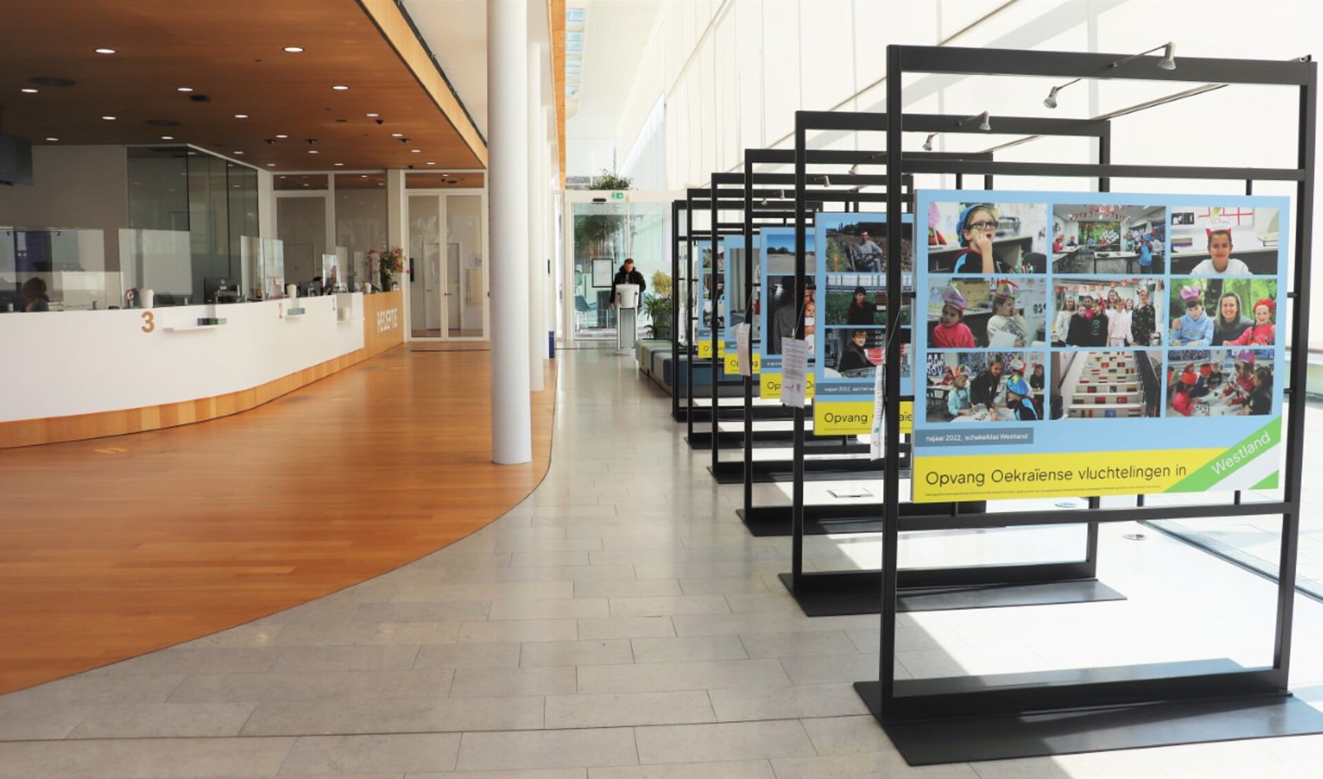 Expositie 'Opvang Oekraïense vluchtelingen in Westland’ van John Navarro.