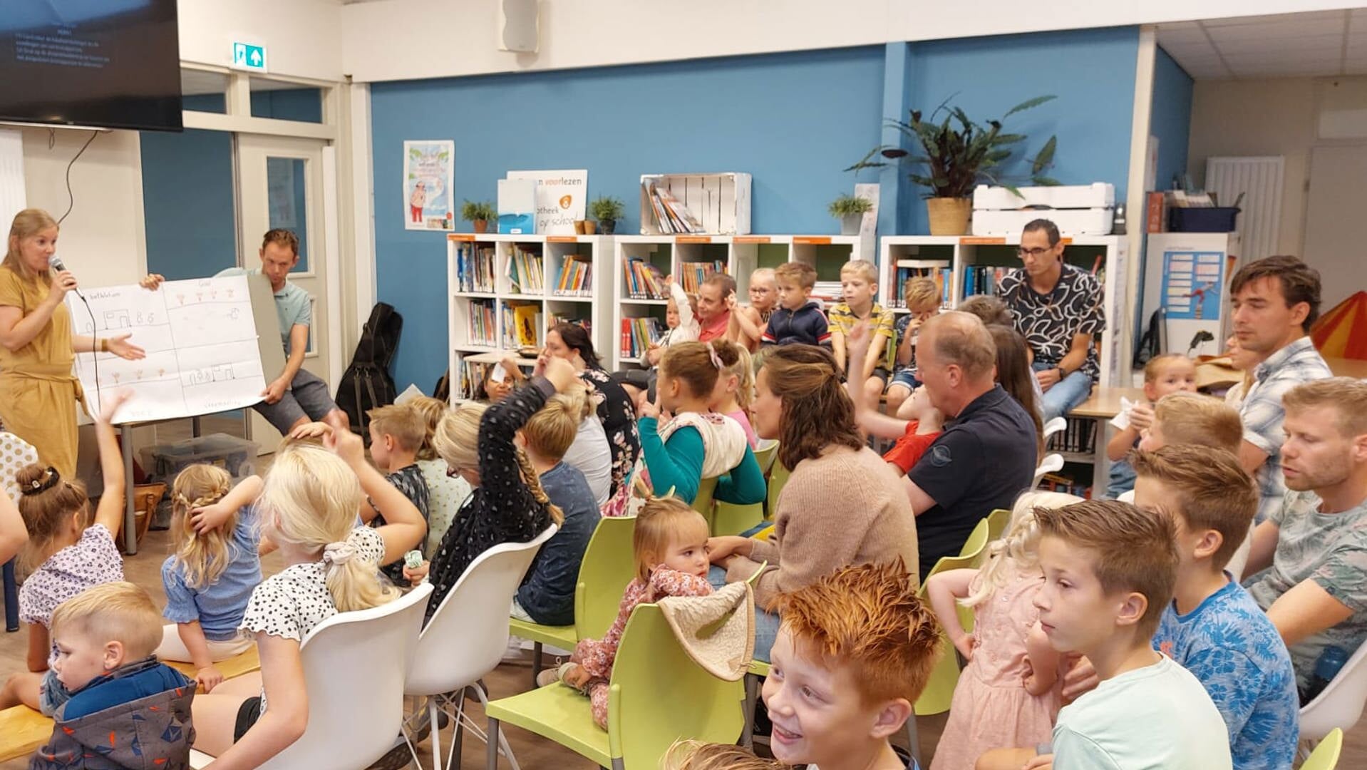 'Na het vertellen van het verhaal was het heerlijk eten met elkaar.'