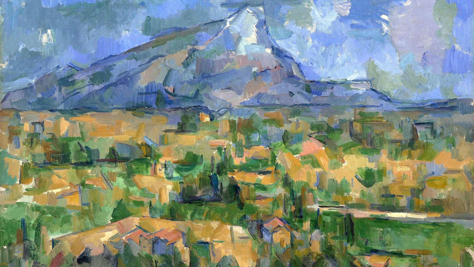 Een schilderij van postimpressionist Cézanne.