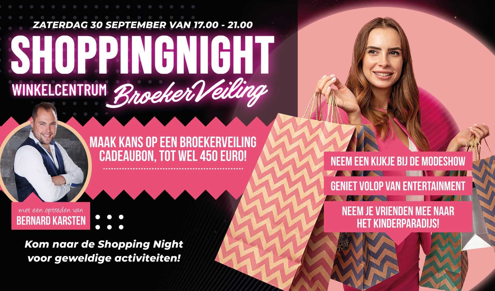 Een avond vol entertainment bij Winkelcentrum Broekerveiling