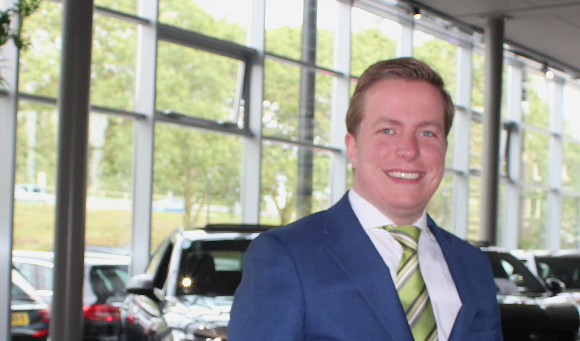 Mike Luijkx, directeur van Auto XL in Alphen.