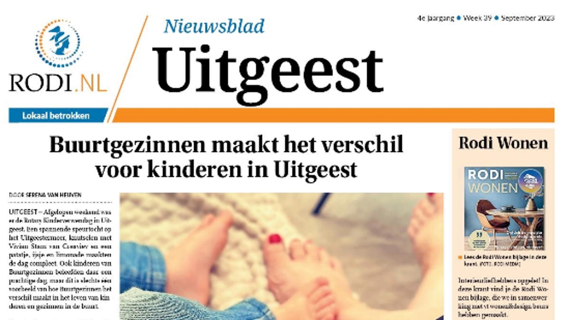 Nieuwsblad Uitgeest staat online!