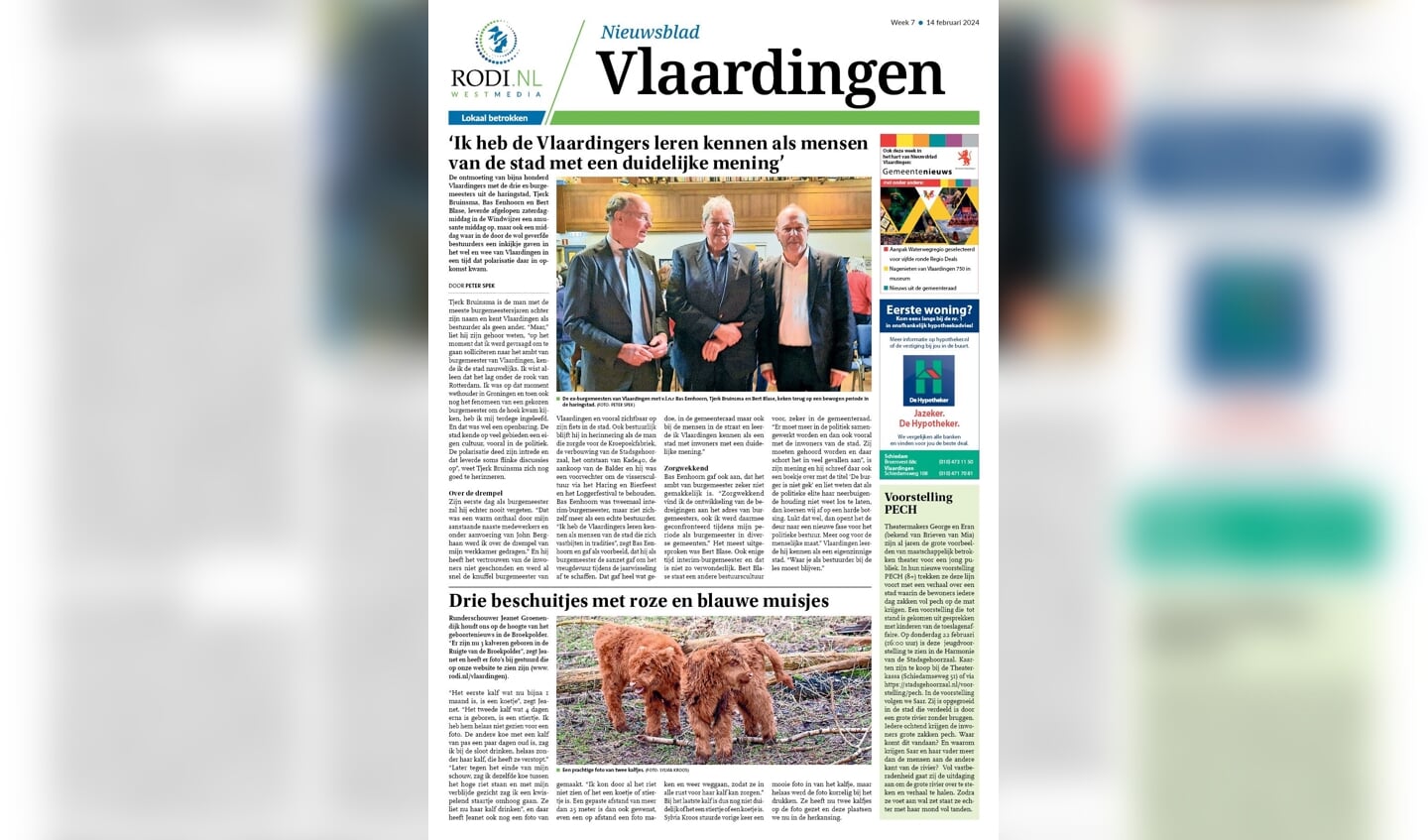 Digitale editie van Nieuwsblad Vlaardingen