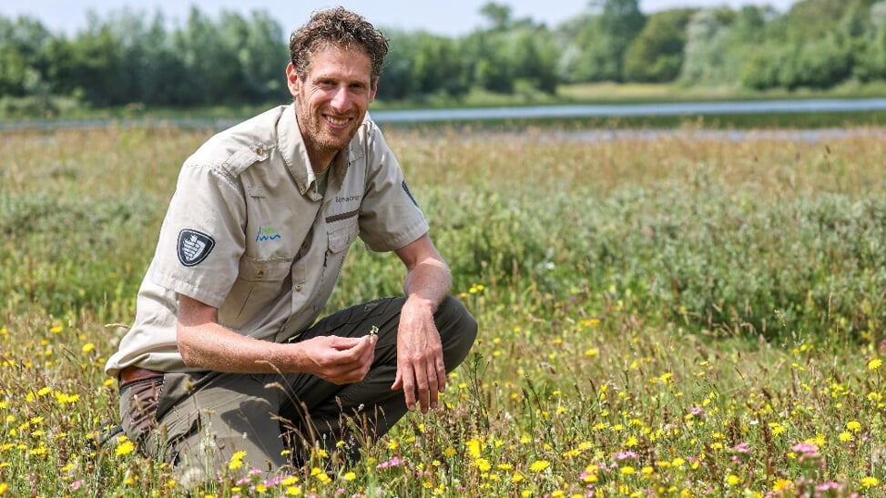 Boswachter Wouter Bol: ''Vervroegde bloeitijd kan leiden tot ontwrichting van het ecosysteem.''