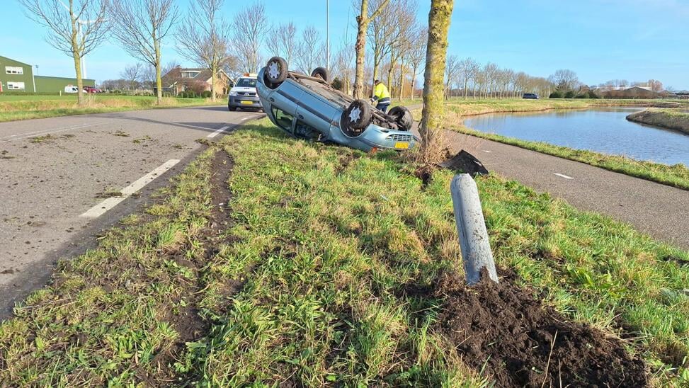 Op de Vok Koomenweg heeft een eenzijdig ongeval plaatsgevonden.