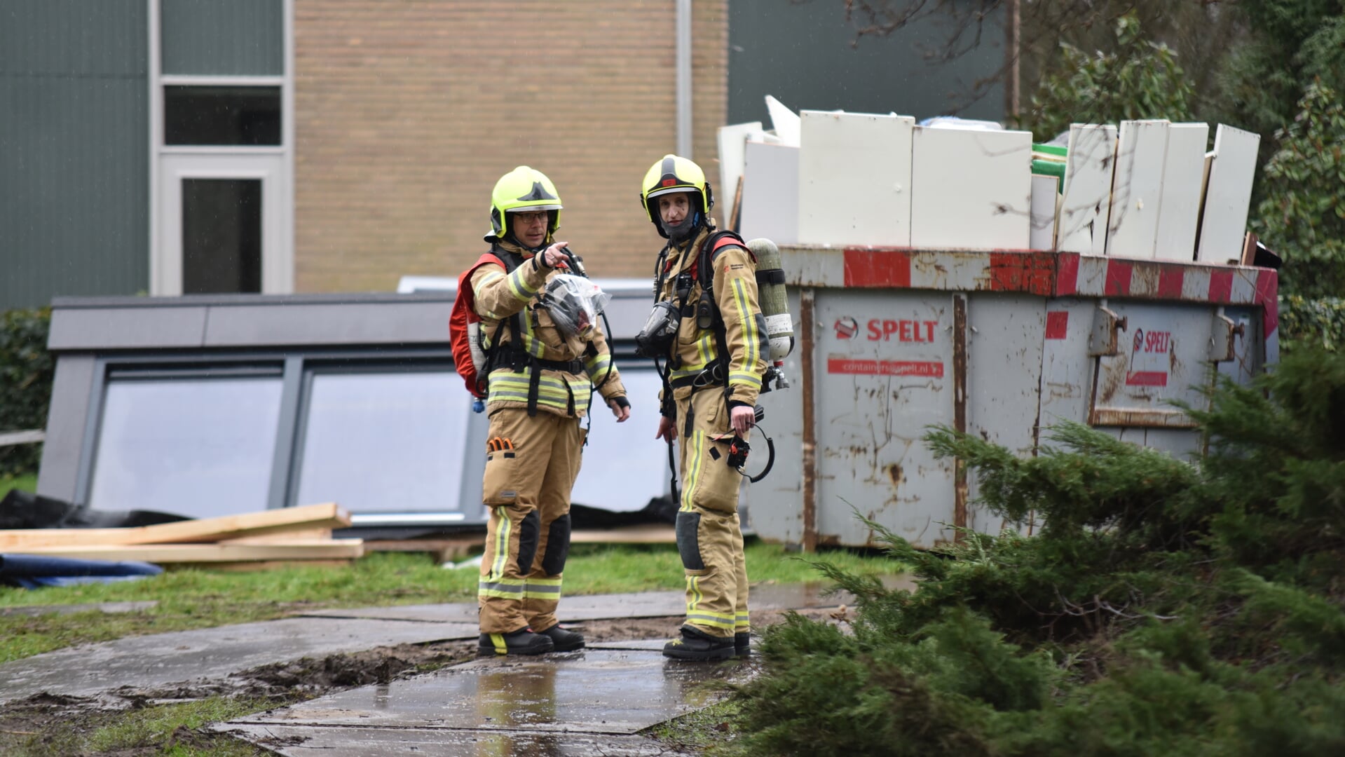 Brandweer snel ter plaatse bij gaslekkage in voormalig kindertehuis Hoek van Holland