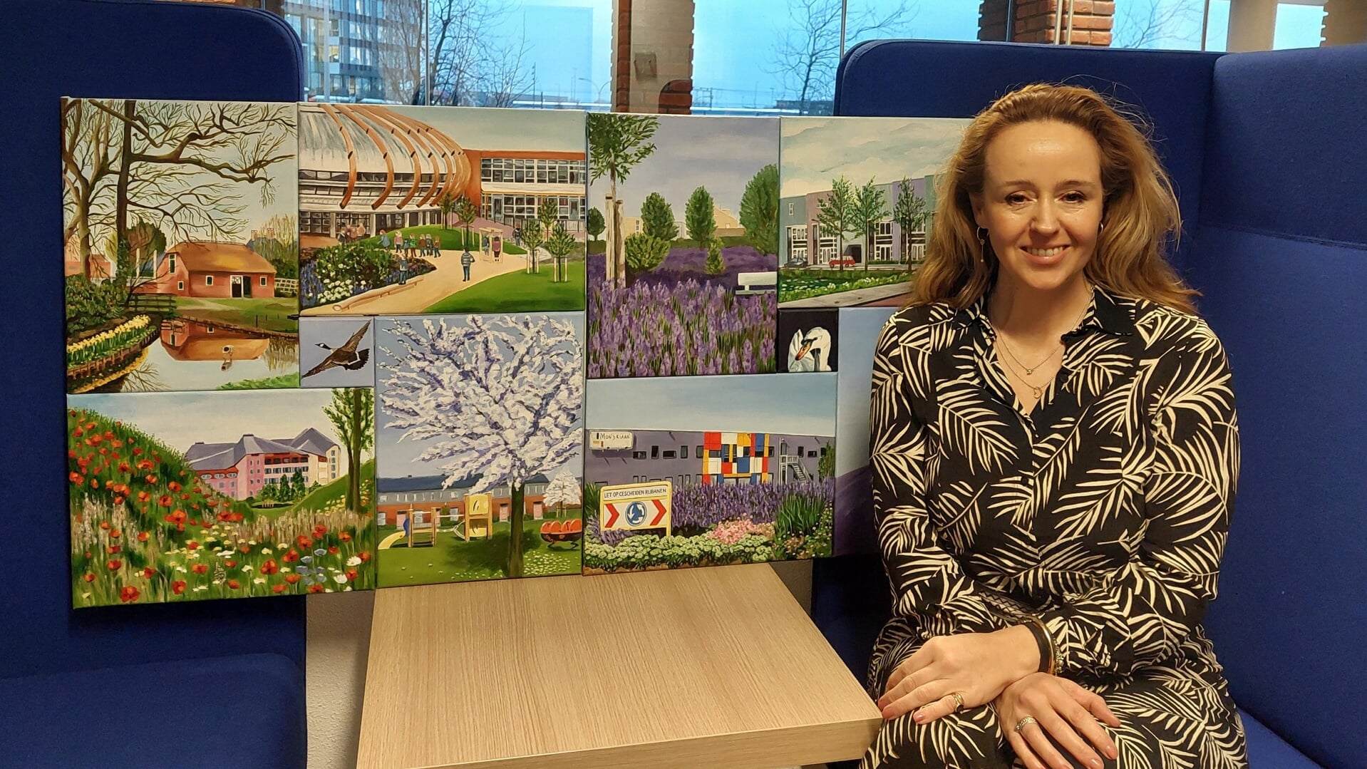 Marion Beaujean is enthousiast over Leidschenveen-Ypenburg: 'Het is er groen en het is heel ruim opgezet.'