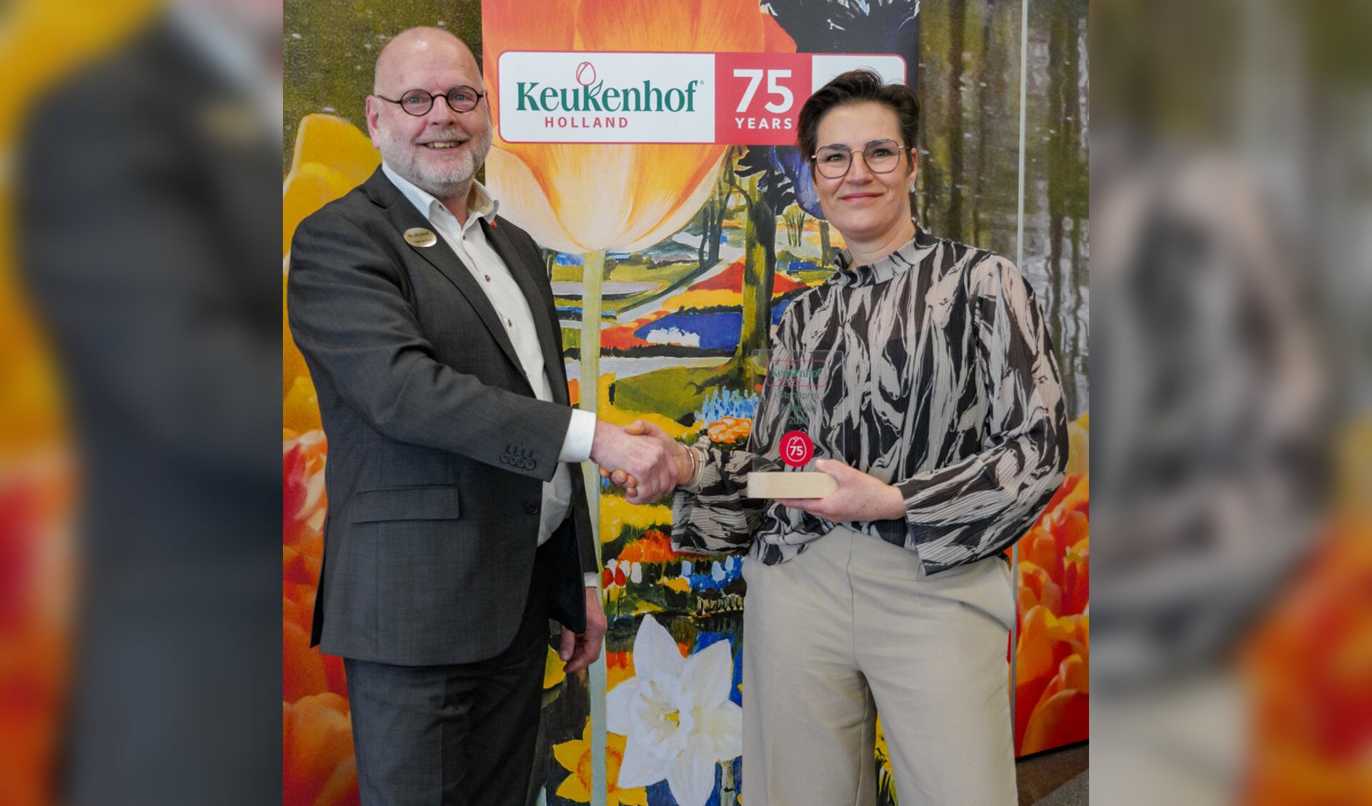 De Keukenhof Standprijs Amaryllis 2024 gaat naar kwekersvereniging Floralia. 