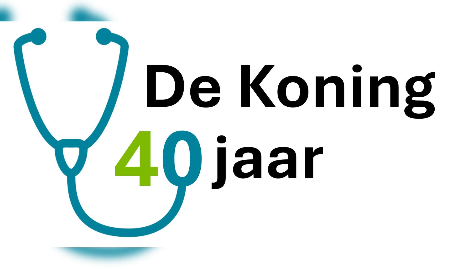 Logo voor 40 jaar DK 
