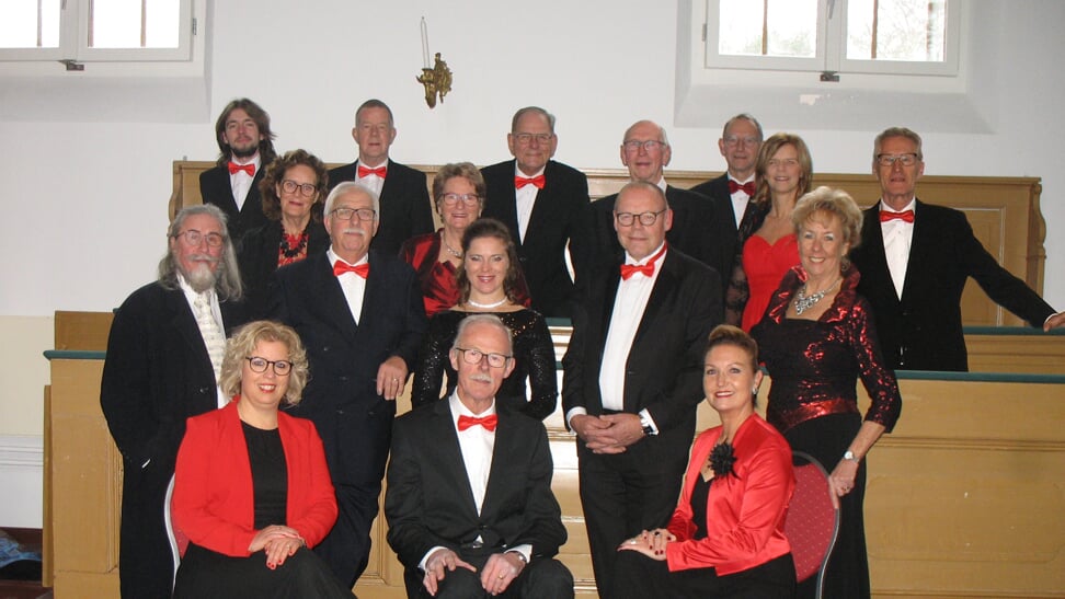 Opmeers Vocaal Ensemble geeft jubileumconcert in 't Kerkhuys in Spanbroek. 
