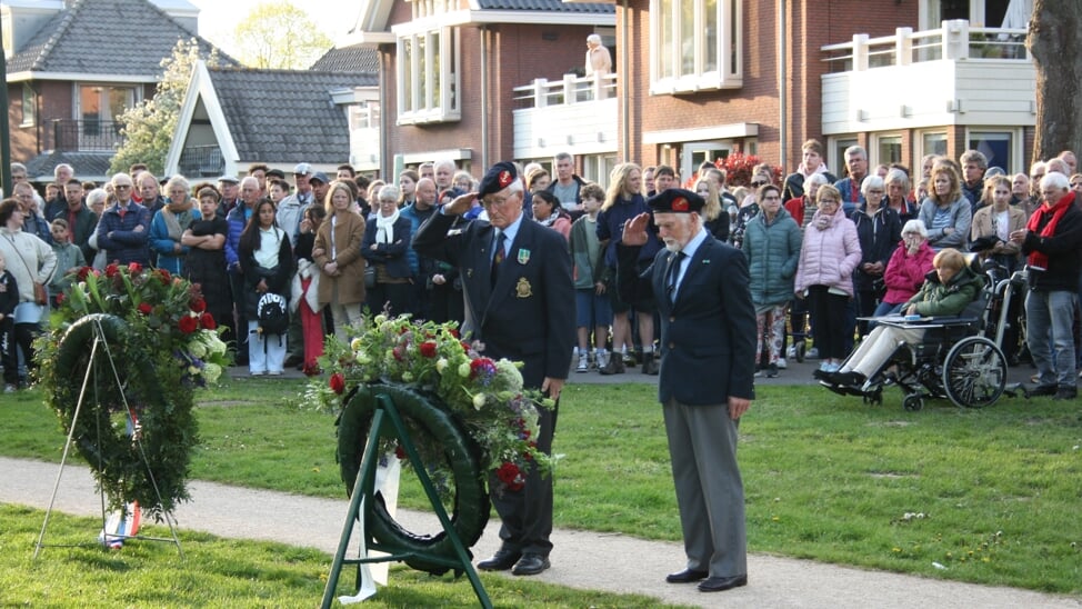 Ook dit jaar weer kranslegging door veteranen.