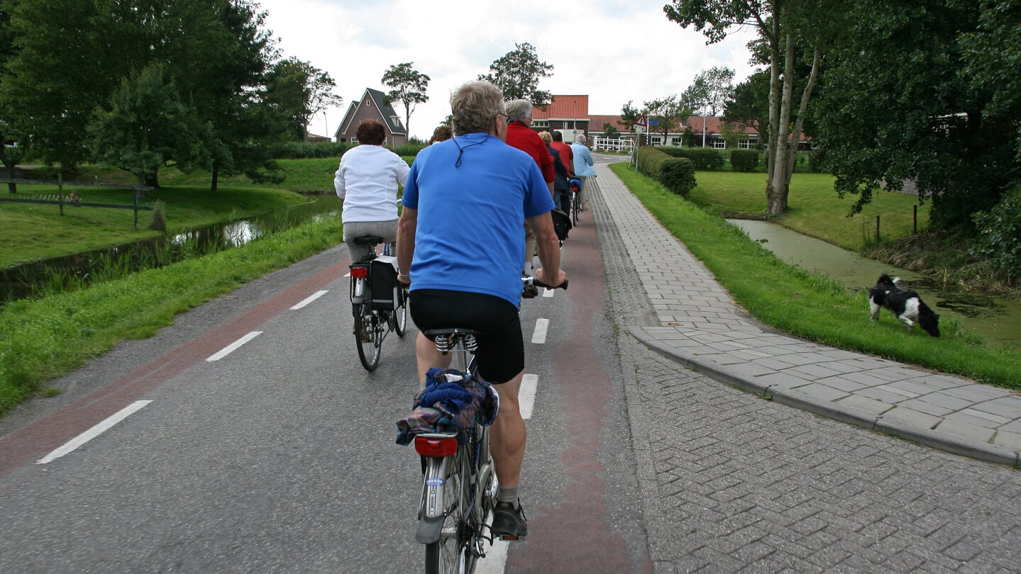 Fietsroutes in en om Alkmaar en andere dorpen in de regio.