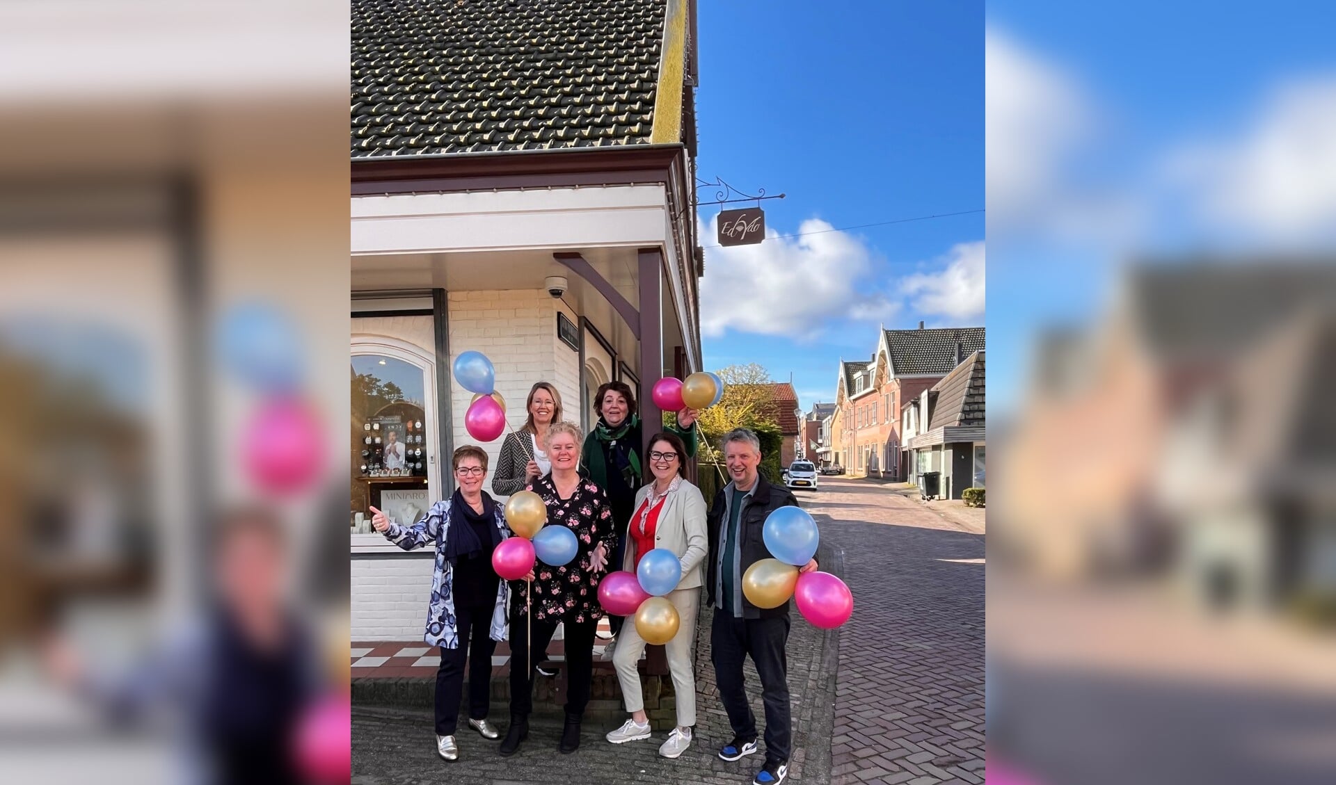 De winkeliers in het Hart van Langedijk vieren de Week van de Stenen Winkel
