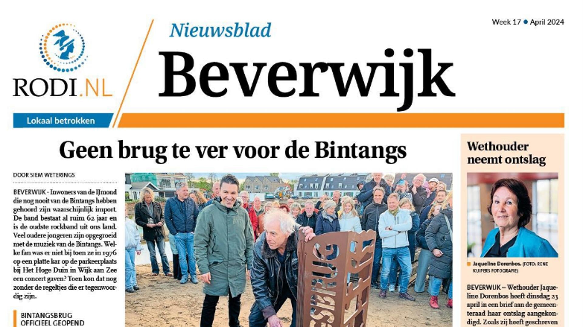 Nieuwsblad Beverwijk staat online!