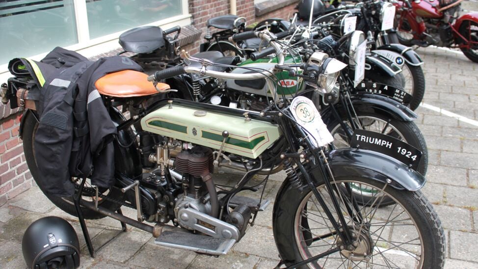 De motoren komen uit allen uithoeken van Nederland.