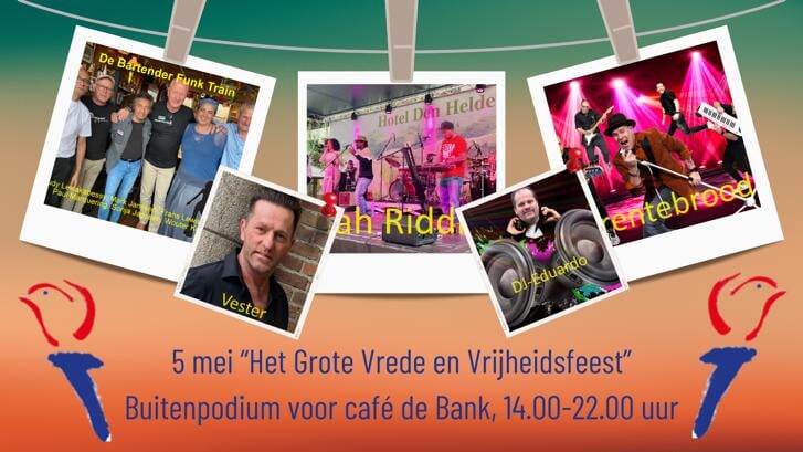 Café De Bank viert Bevrijdingsfeest in De Helder groots!