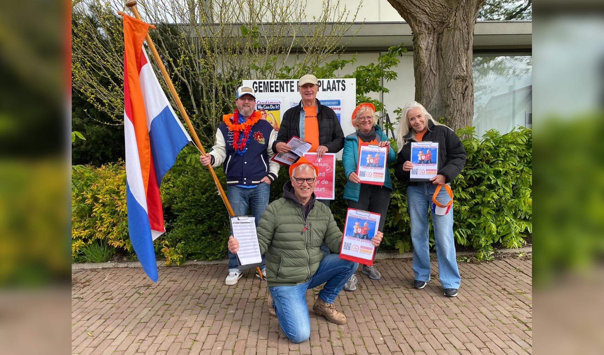 Bewoners van de Aalscholverstraat grepen op Koningsdag hun kans.