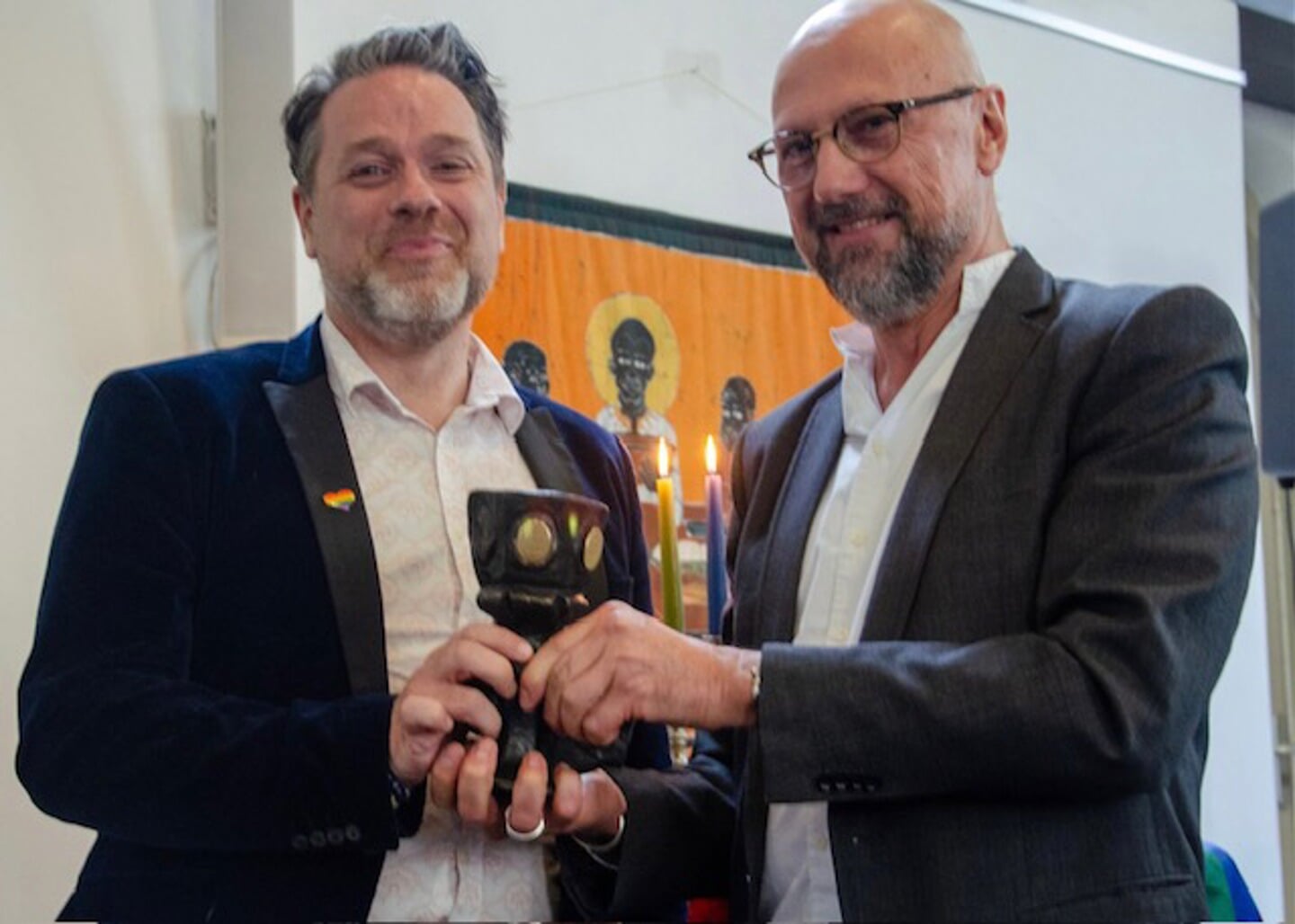 Graalbokaal Award winnaars 2023 en 2024: Raymond Hintjes en Willy Bombeek.
