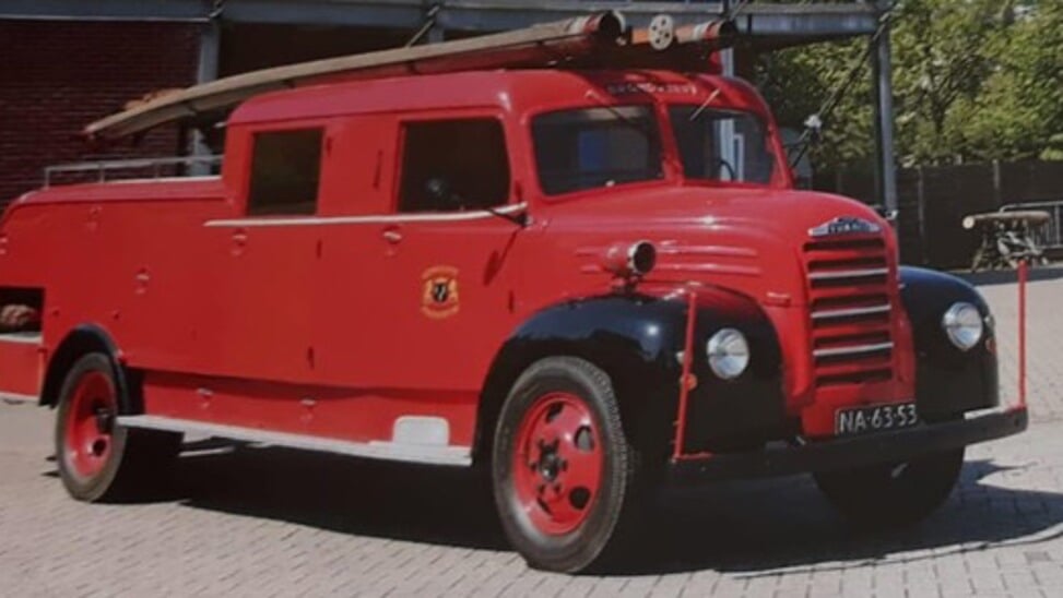 Onder andere de Fordson uit 1951 van de brandweer Purmerend wordt getoond.