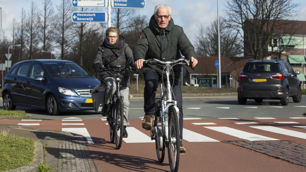 Ouderen en fietsers blijven de kwetsbare groepen in het verkeer. 