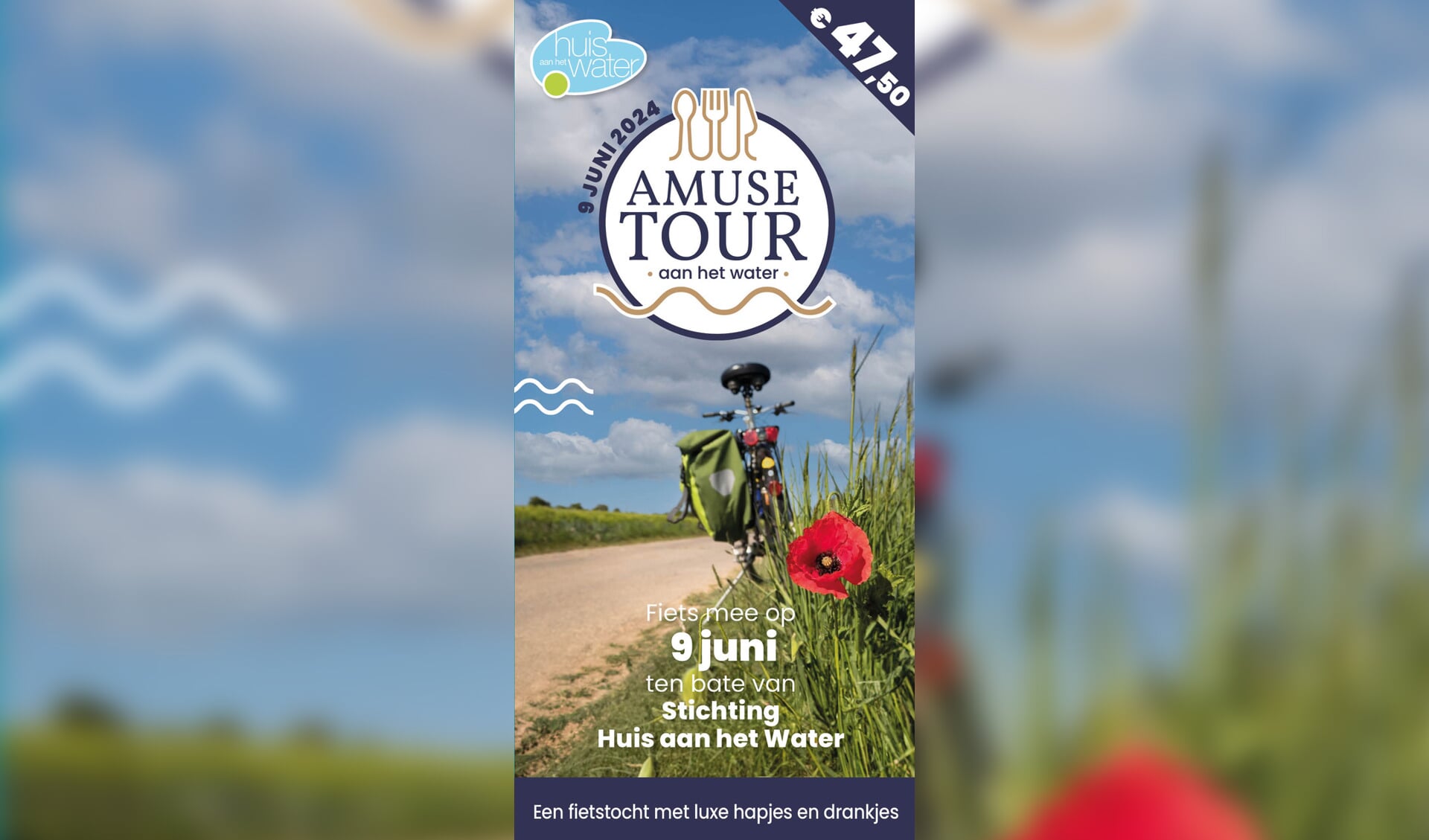 Zondag 9 juni houdt Huis aan het Water samen met Rotary Monnickendam  de ‘Amusetour aan het Water’. 