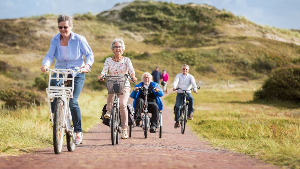 rogramma Doortrappen is er om ouderen zo lang mogelijk veilig op de fiets te houden.