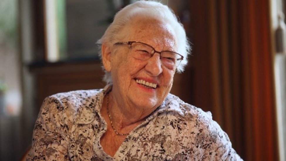 Mevrouw Balder vertelde over haar ervaringen in de Tweede Wereldoorlog.