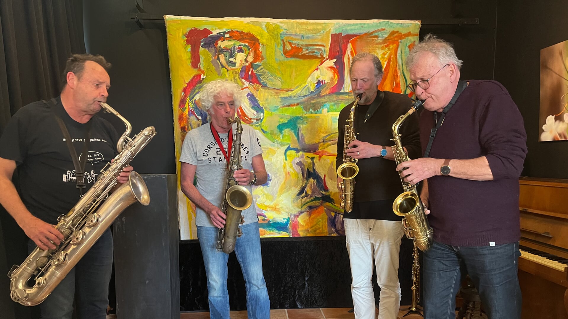 Artbeat Saxophone Quartet (Leon van Mil, Kees Hoogeveen, Marc Winder en Frits Heimans).