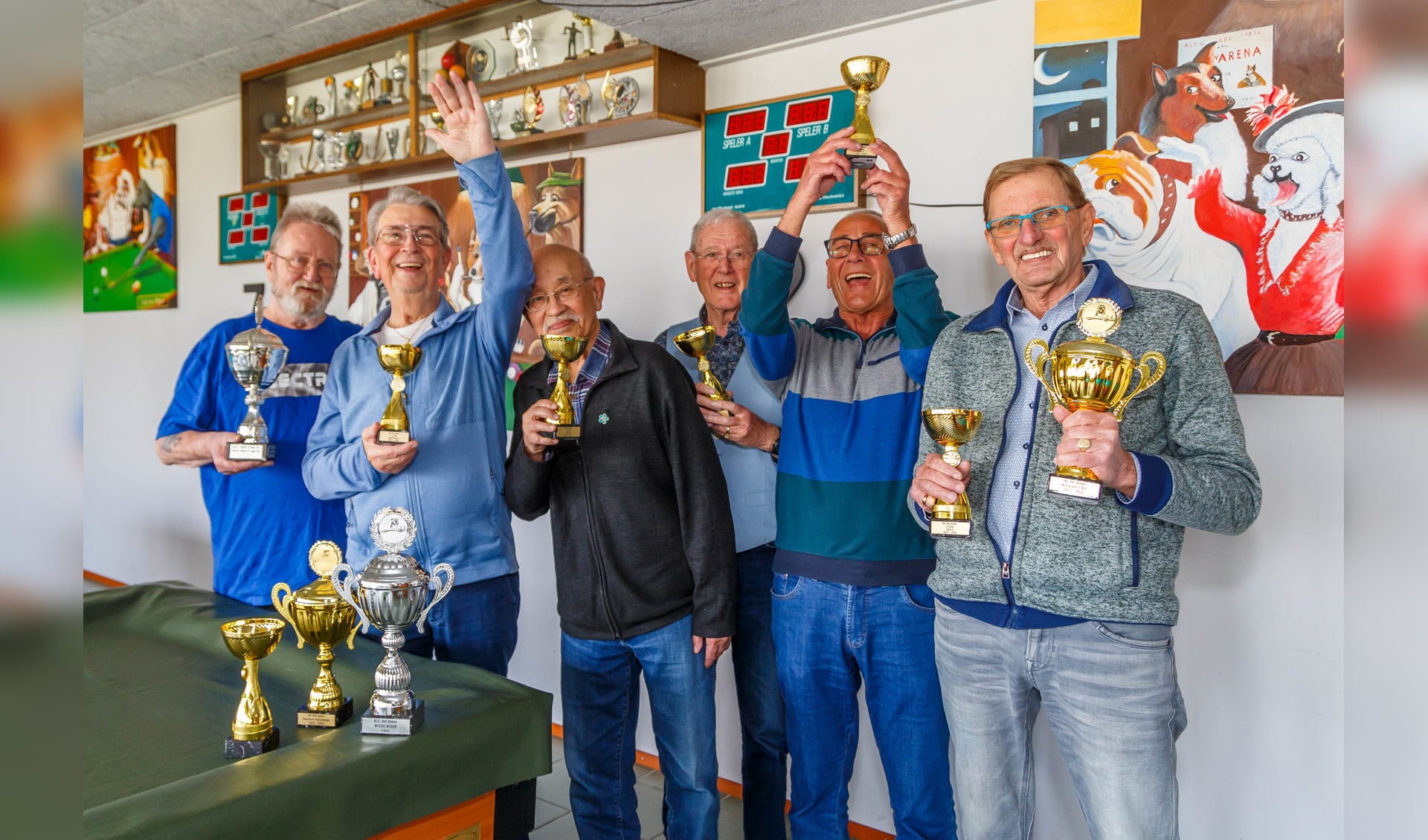 Peter van Til; René Nonner; Ruud Pereira; Henk van der Pol; Arie Mostert en Peet Boers zijn dit seizoen de finalisten geworden.