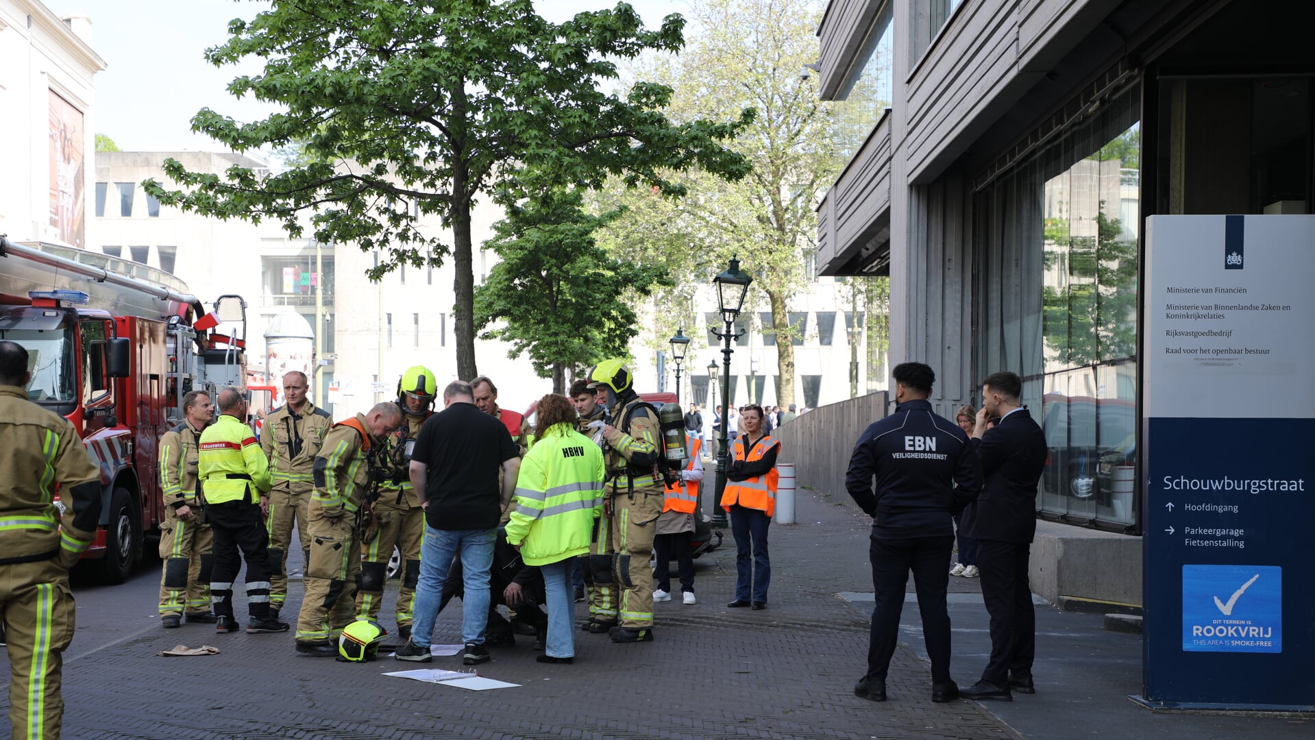 Brandmelding Ministerie van Financiën leidt tot evacuatie en onderzoek