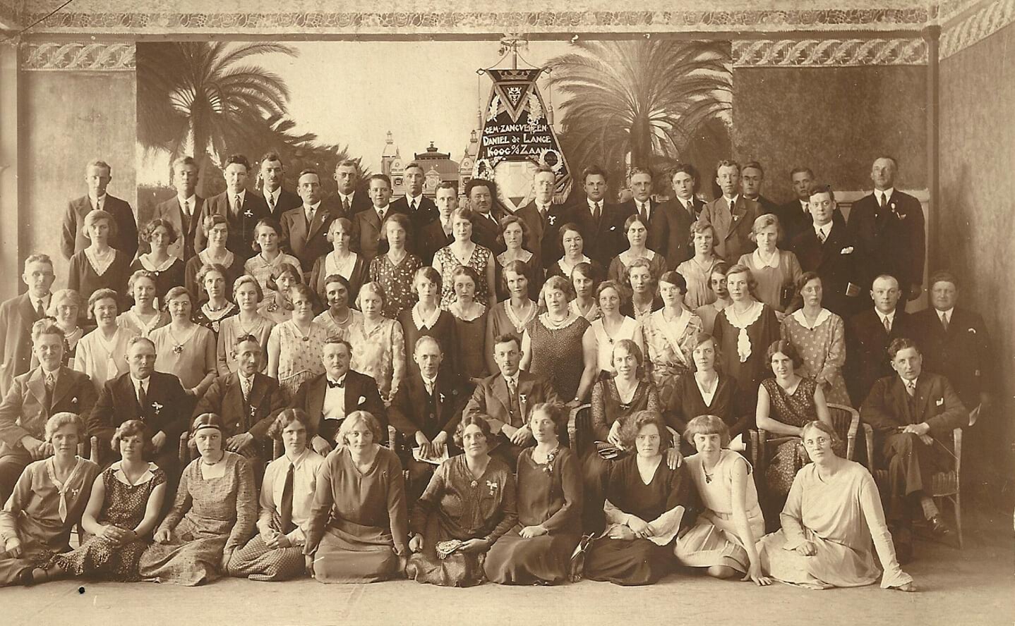 Deelname aan concours in Bussum 1929. 