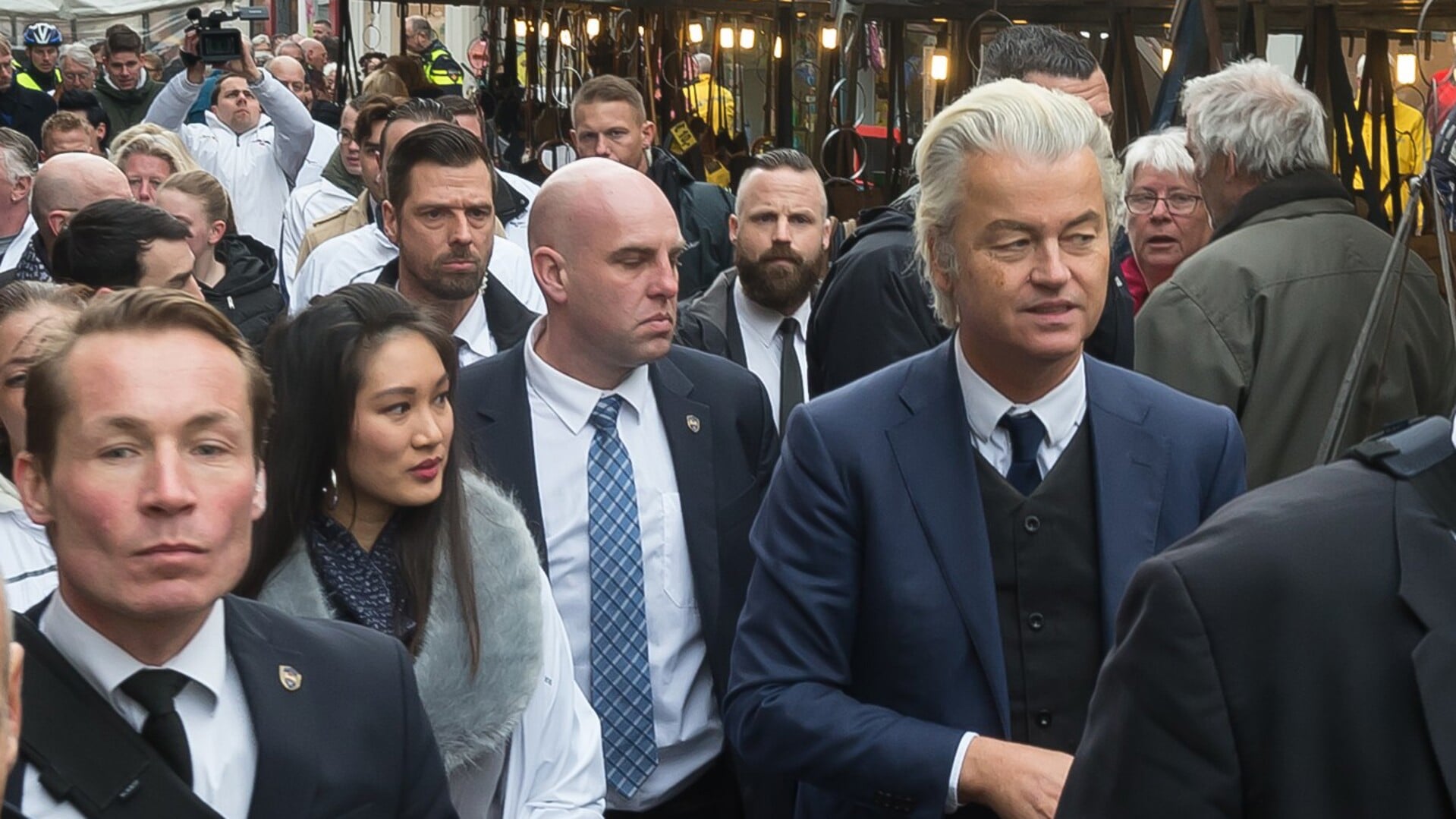 Geert Wilders (PVV) is blij met het coalitieakkoord: "Er gaat een nieuwe wind waaien.” 