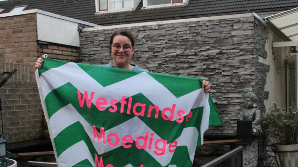 Mirjam van den Boogaard, initiatiefneemster van Westlandse Moedige Moeders.