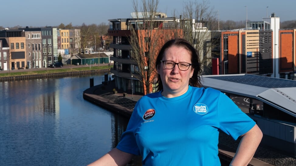 Ilona Bos zorgt met drie medebestuursleden en heel veel vrijwilligers voor de organisatie van de Swim.