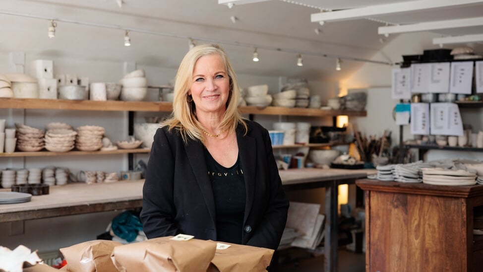Haar tijd in de horeca heeft bij Esther Been de liefde voor het servies gebracht