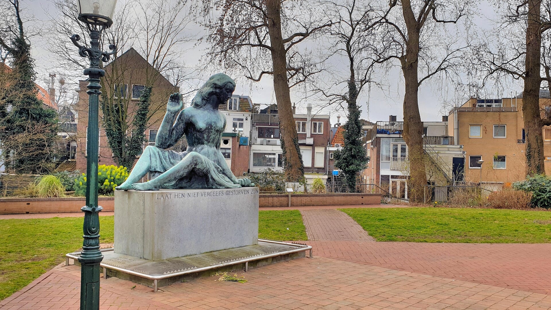 Het herdenkingsmonument Plantsoen van het Verzet in Zaandam