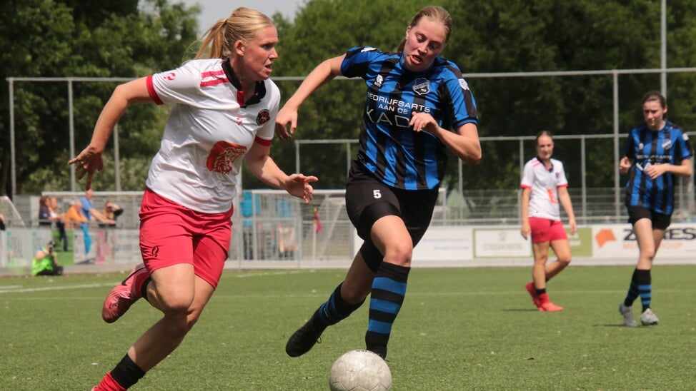 Justine Jansen gaat naar voren zonder succes
