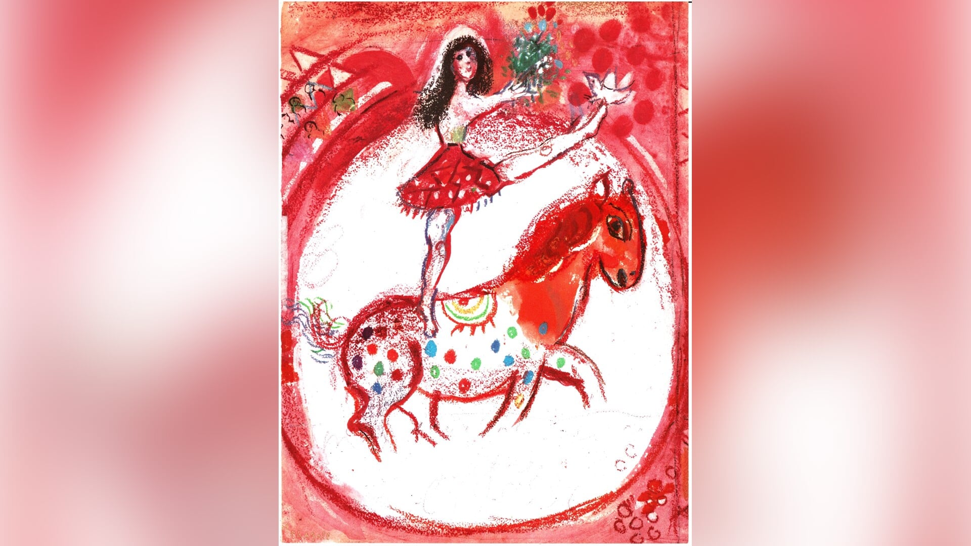 Le Cirque D'Izis van Marc Chagall.
