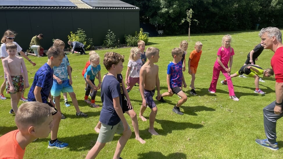Trainingen hebben een speels karakter. 