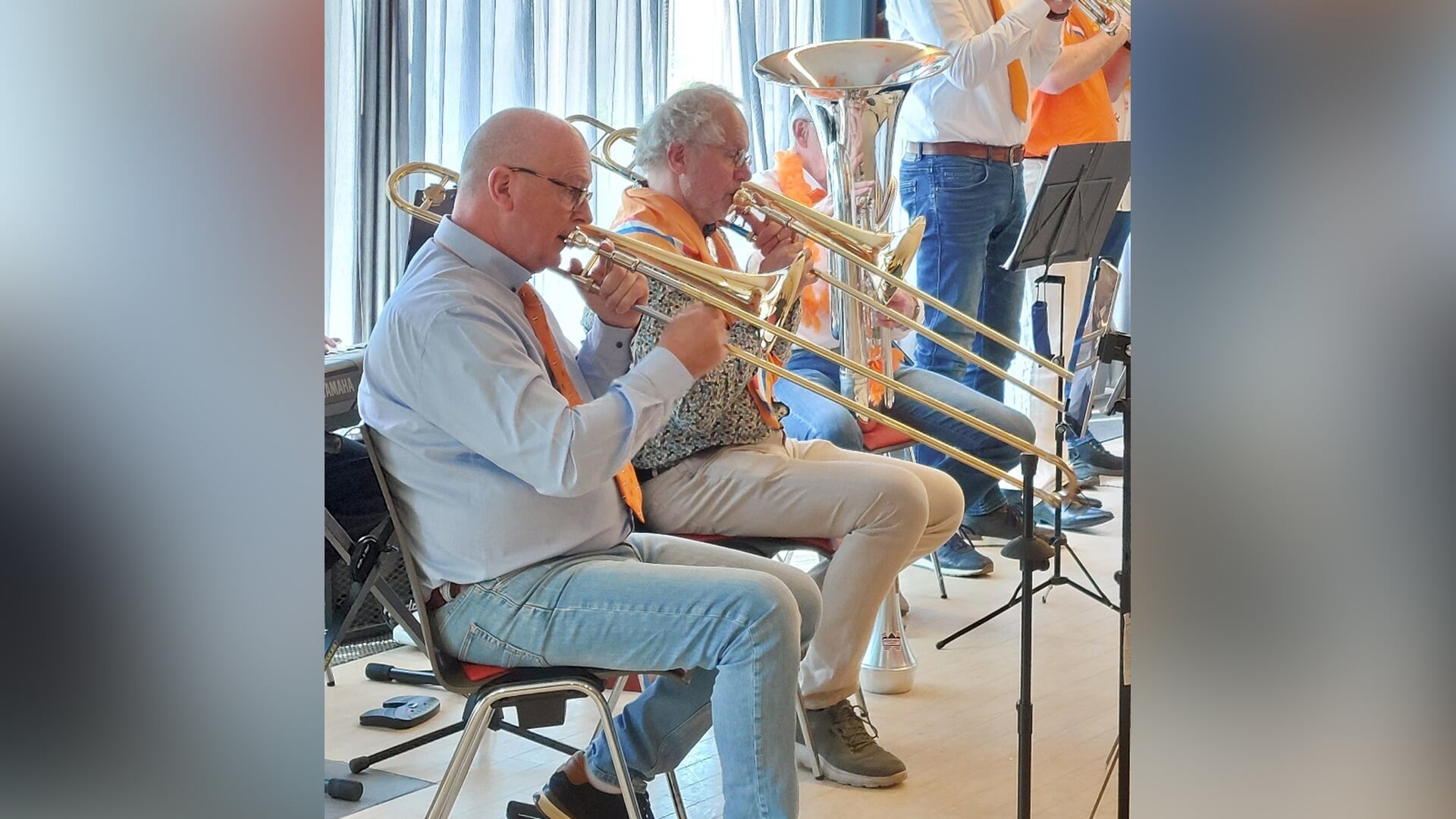 PIUS X is blij met de bijdrage voor de nieuwe schuiftrombones.