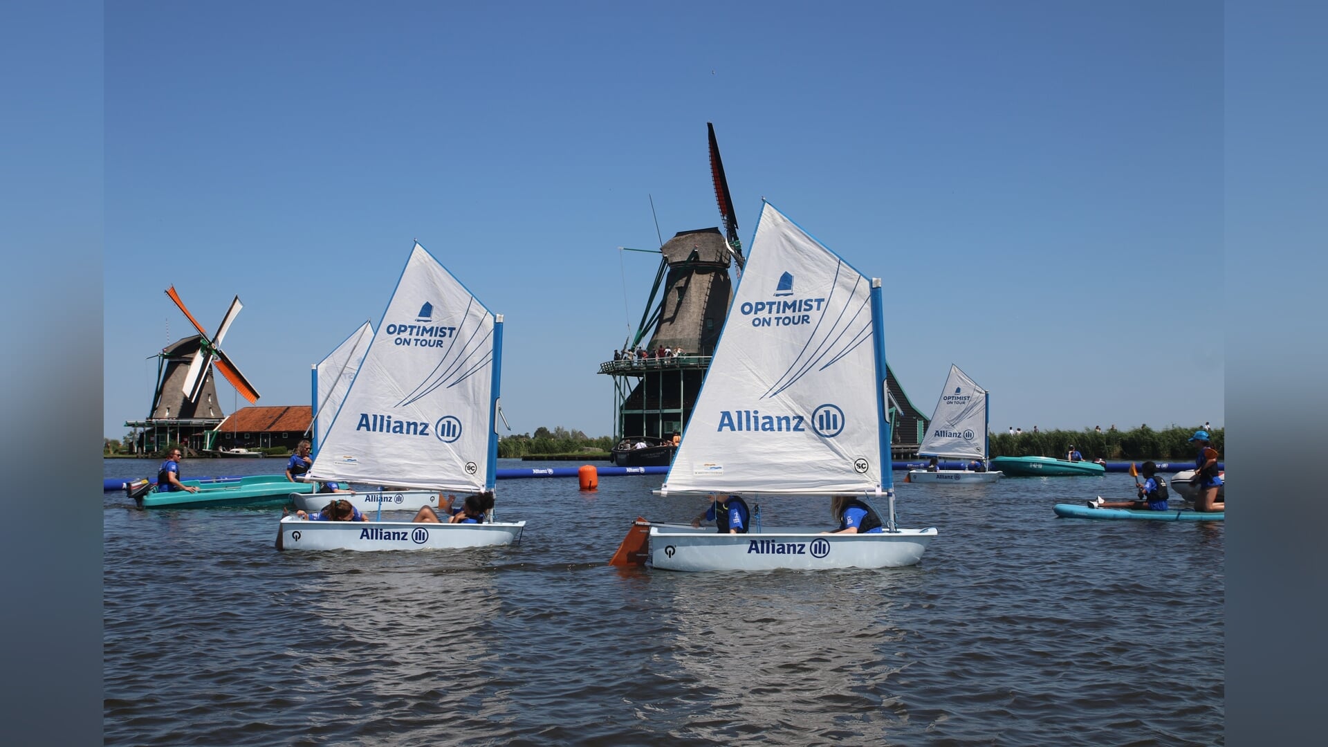 Optimist on Tour is een initiatief van het Watersportverbond en partner Allianz. Het is een rondreizend watersportevenement met zeilboten (Optimisten), windsurfplanken, SUP’s, en kano’s om kinderen gratis verschillende watersporten te laten uitproberen.