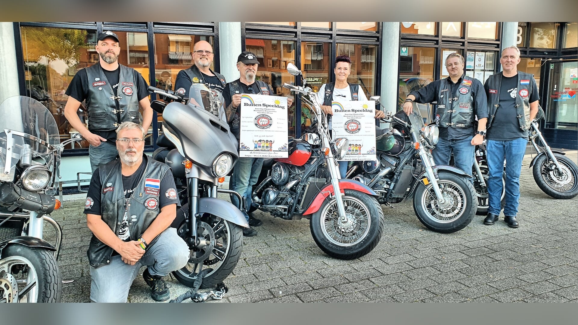 In 2022 hield de B.A.C.A ook op het Marktplein voor buurthuis De Lorzie een Buiten Speeldag. Het werd een zeer geslaagde middag waarin de missie van de groep stoere bikers op vriendelijke wijze werd uitgedragen.